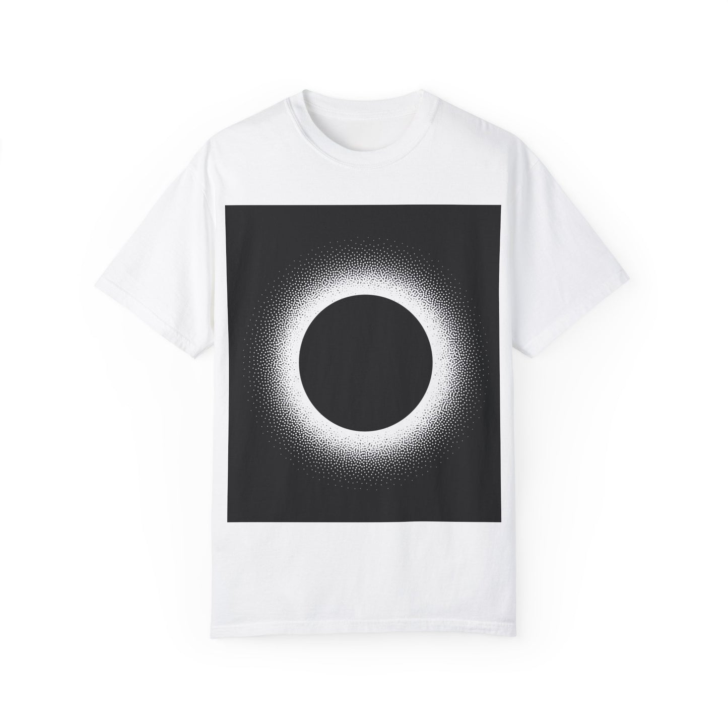 Minimalist Circle Design Unisex Garment-Dyed T-Shirt