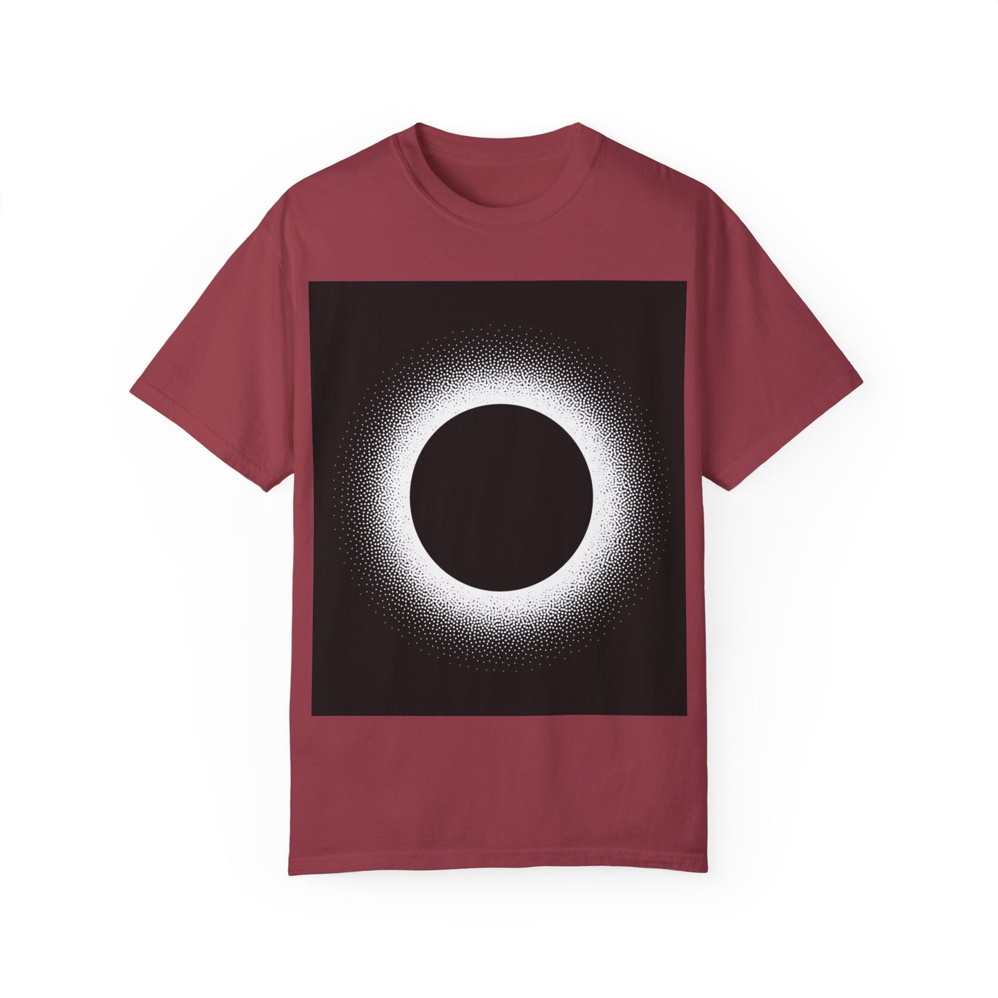 Minimalist Circle Design Unisex Garment-Dyed T-Shirt