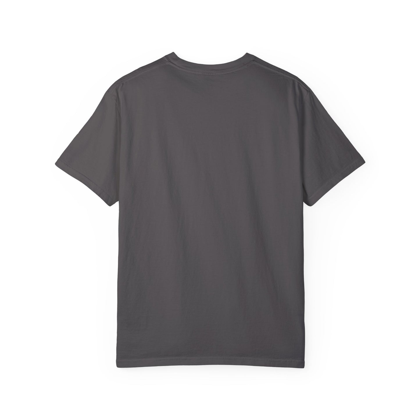 Unisex Garment-Dyed T-Shirt with Minimalist Black Circle Design