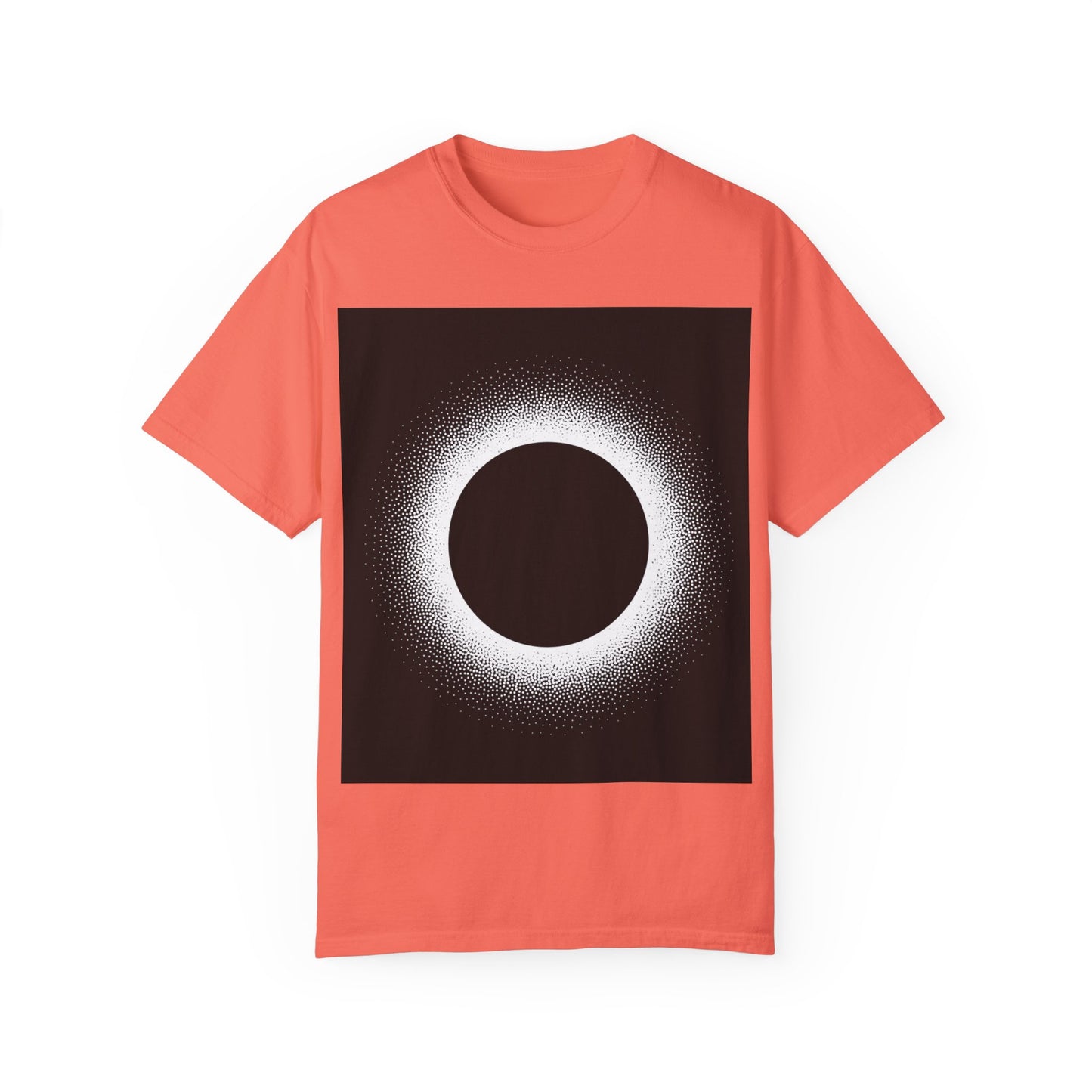 Minimalist Circle Design Unisex Garment-Dyed T-Shirt