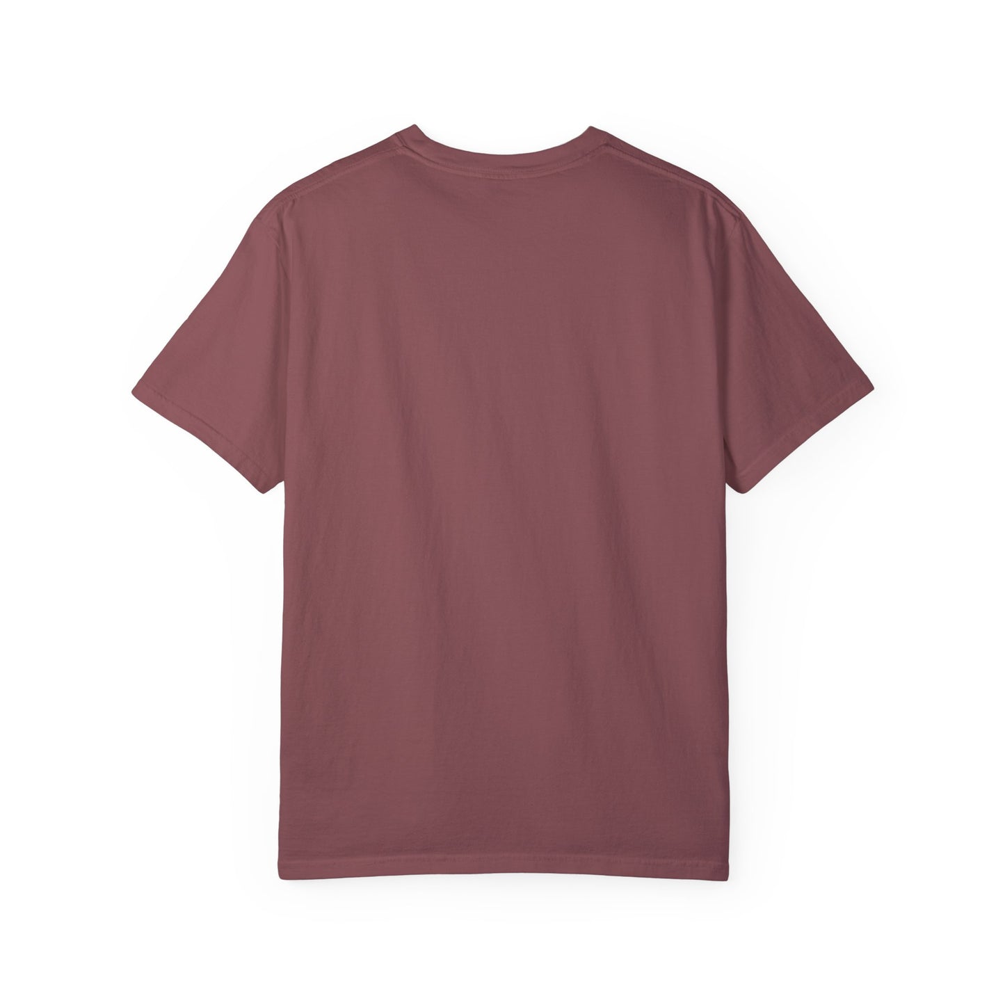 Unisex Garment-Dyed T-Shirt with Minimalist Black Circle Design