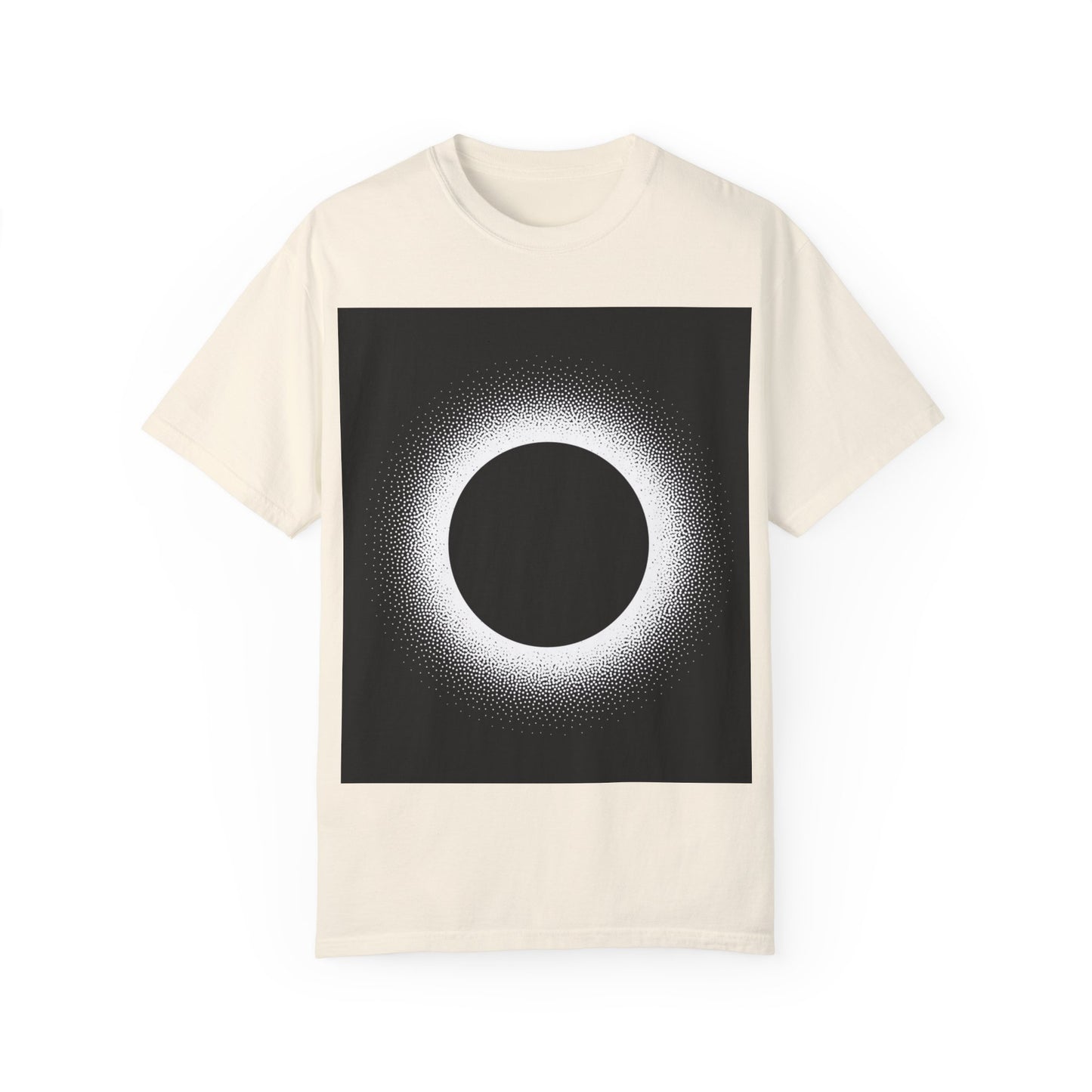 Minimalist Circle Design Unisex Garment-Dyed T-Shirt