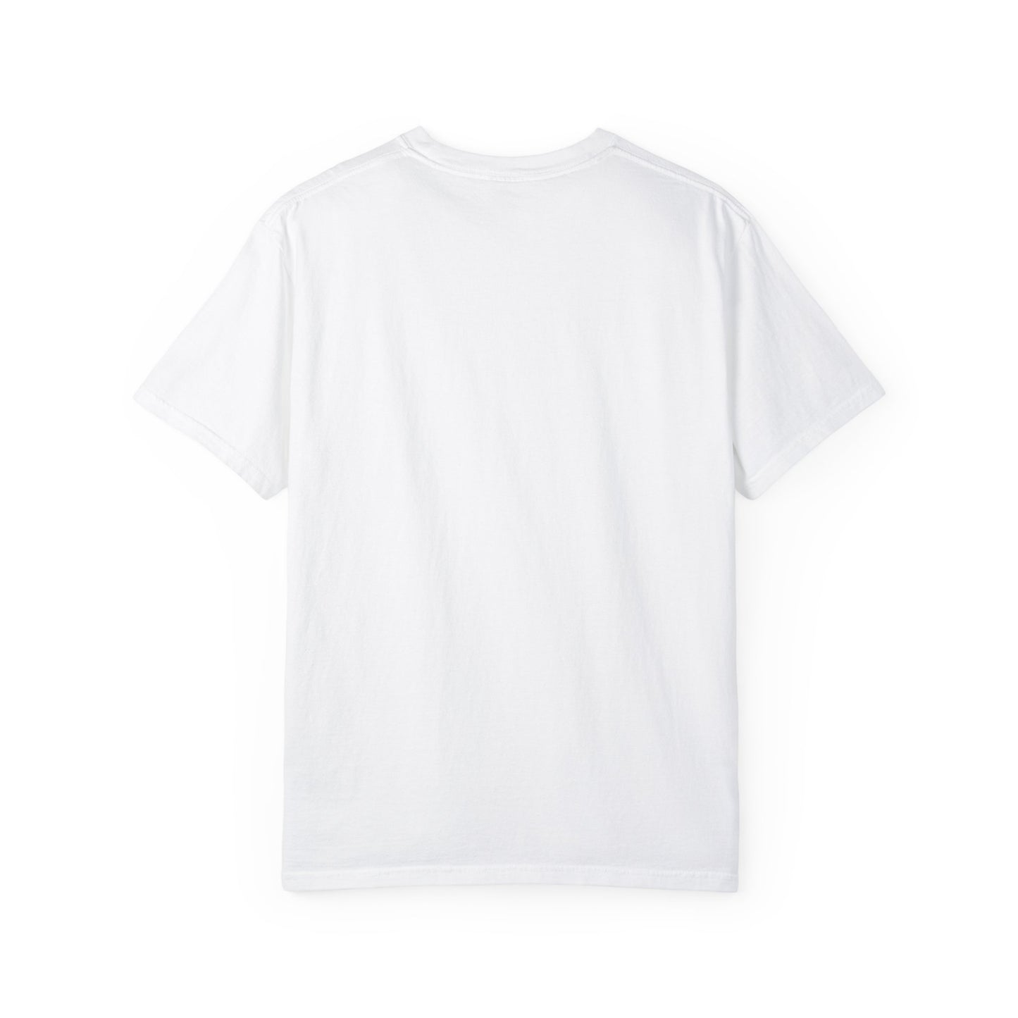 Unisex Garment-Dyed T-Shirt with Minimalist Black Circle Design