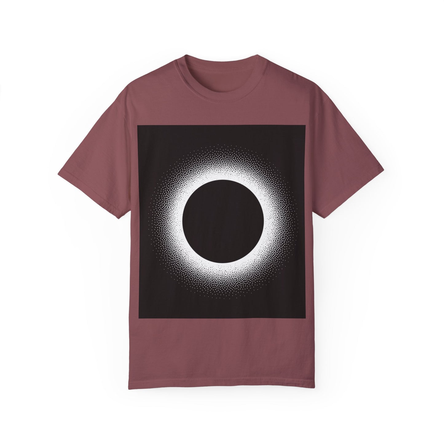 Minimalist Circle Design Unisex Garment-Dyed T-Shirt