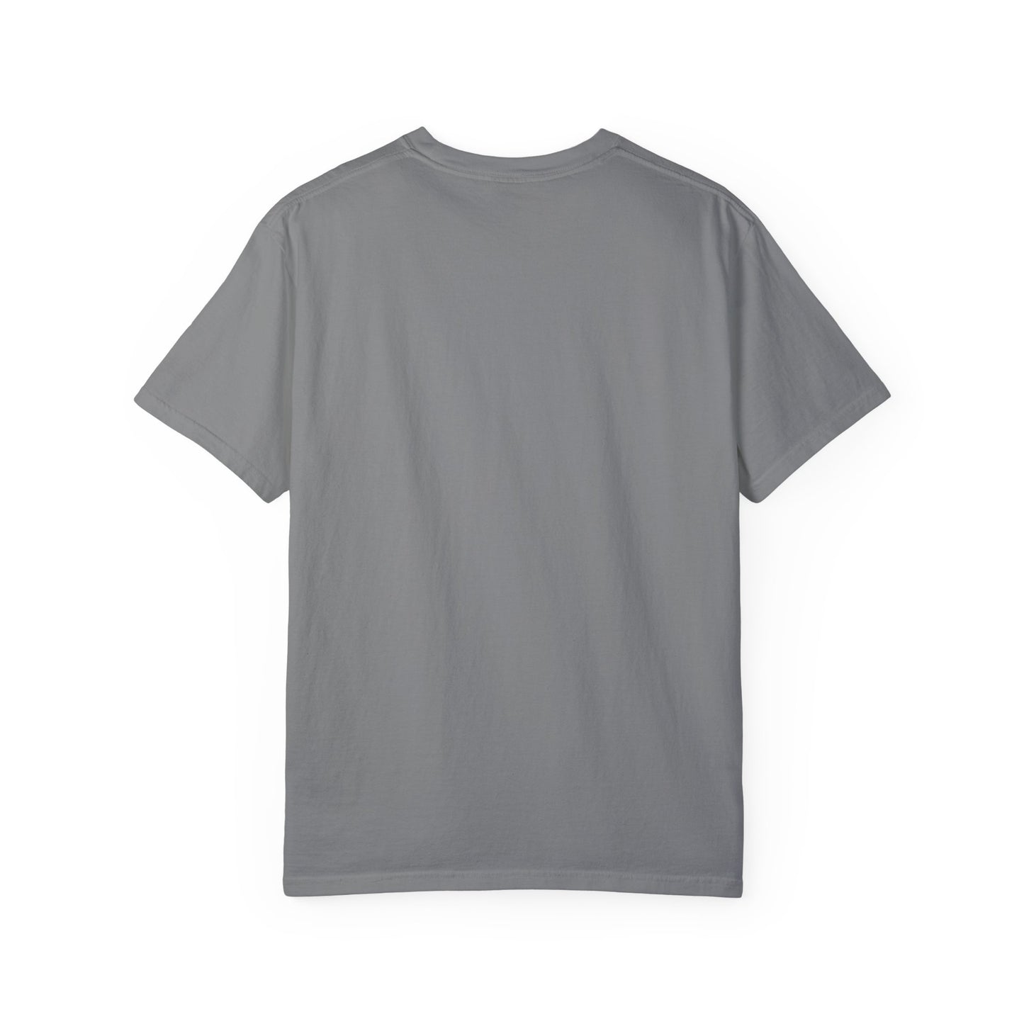 Unisex Garment-Dyed T-Shirt with Minimalist Black Circle Design