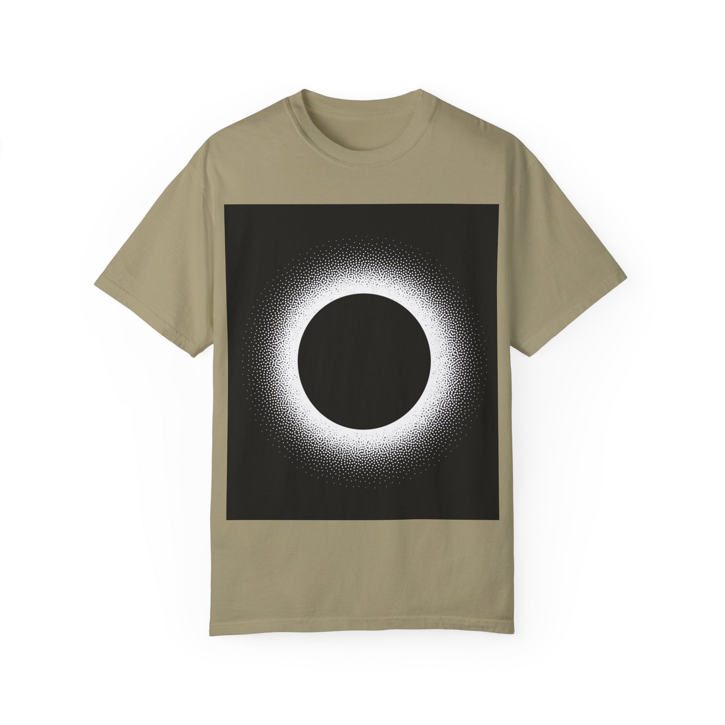 Minimalist Circle Design Unisex Garment-Dyed T-Shirt