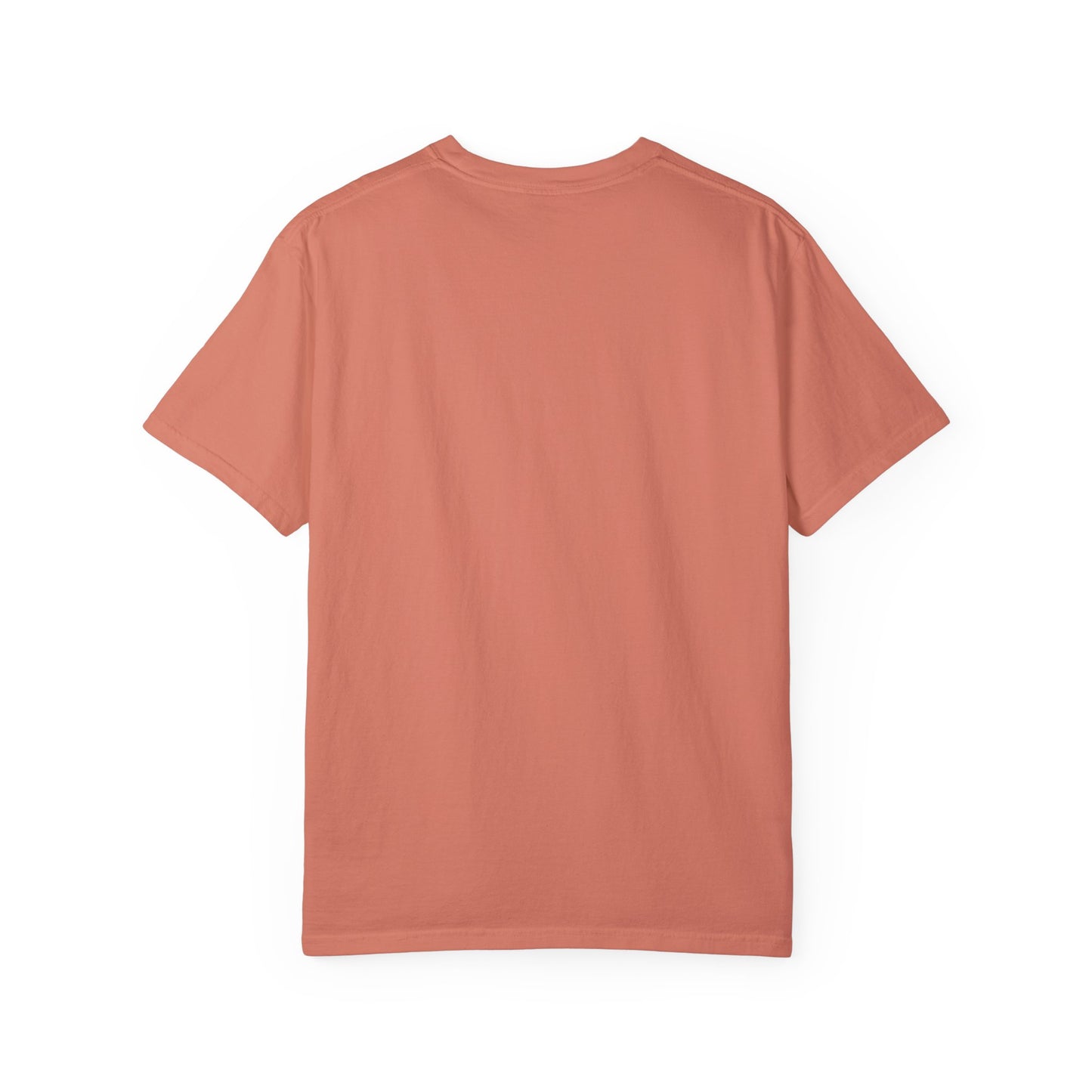 Unisex Garment-Dyed T-Shirt with Minimalist Black Circle Design