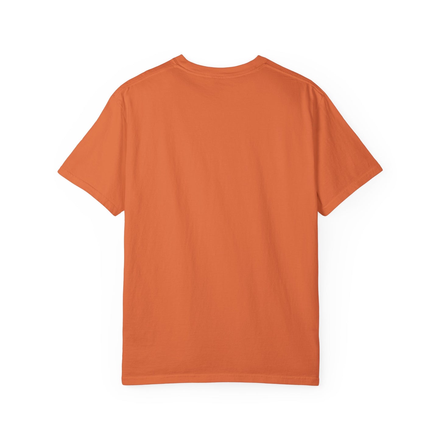 Unisex Garment-Dyed T-Shirt with Minimalist Black Circle Design