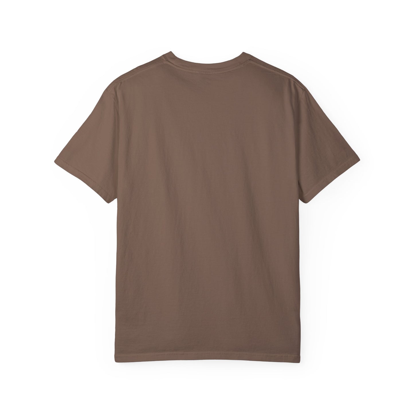 Unisex Garment-Dyed T-Shirt with Minimalist Black Circle Design