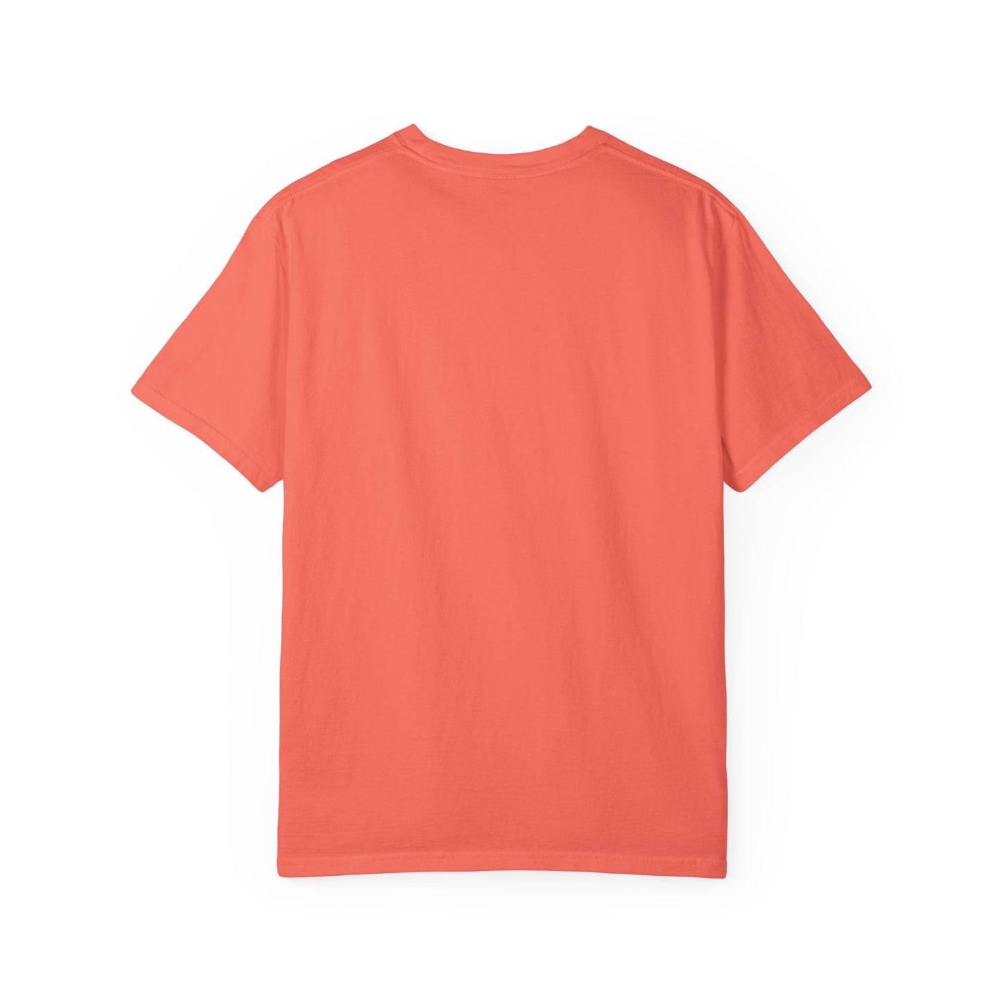 Unisex Garment-Dyed T-Shirt with Minimalist Black Circle Design