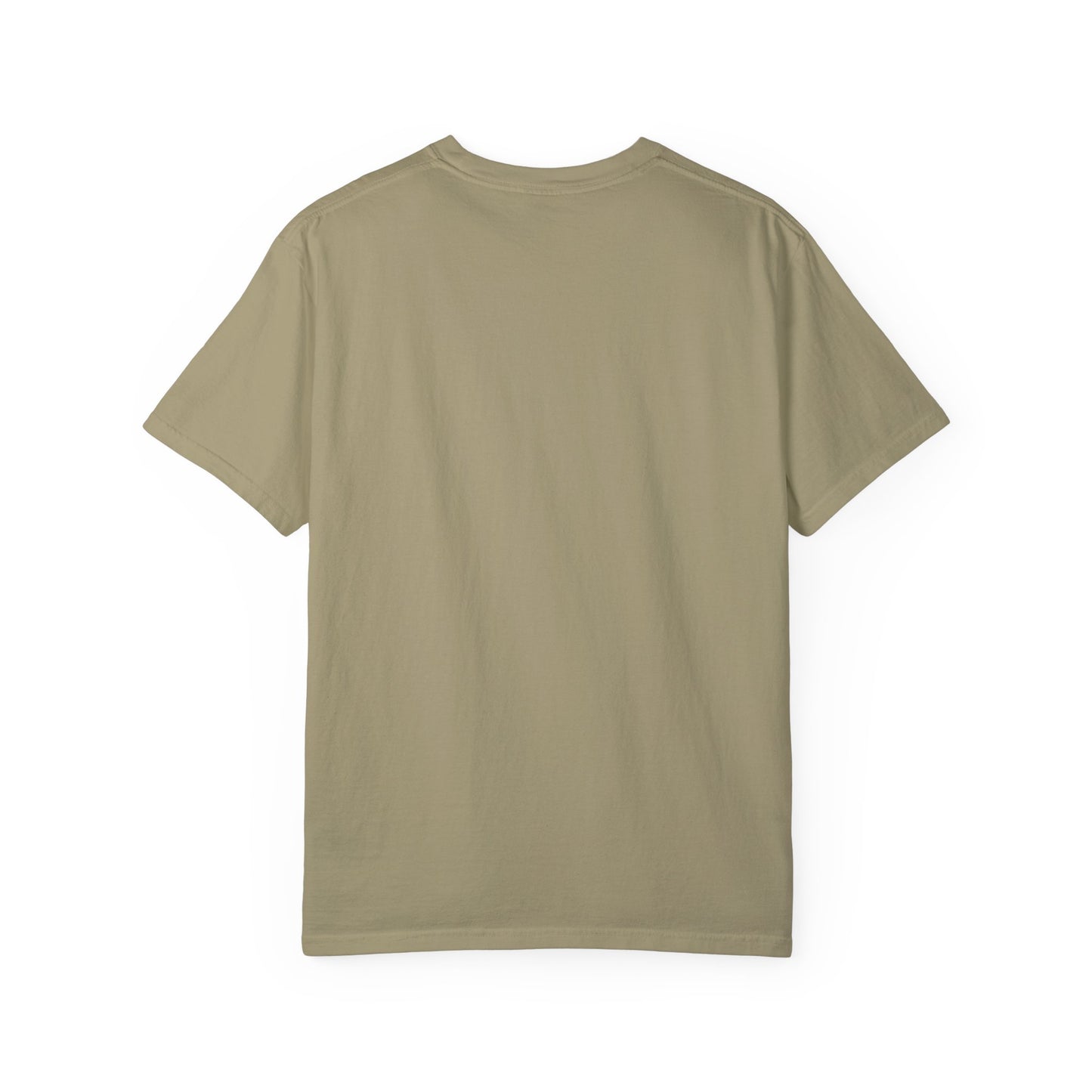 Unisex Garment-Dyed T-Shirt with Minimalist Black Circle Design