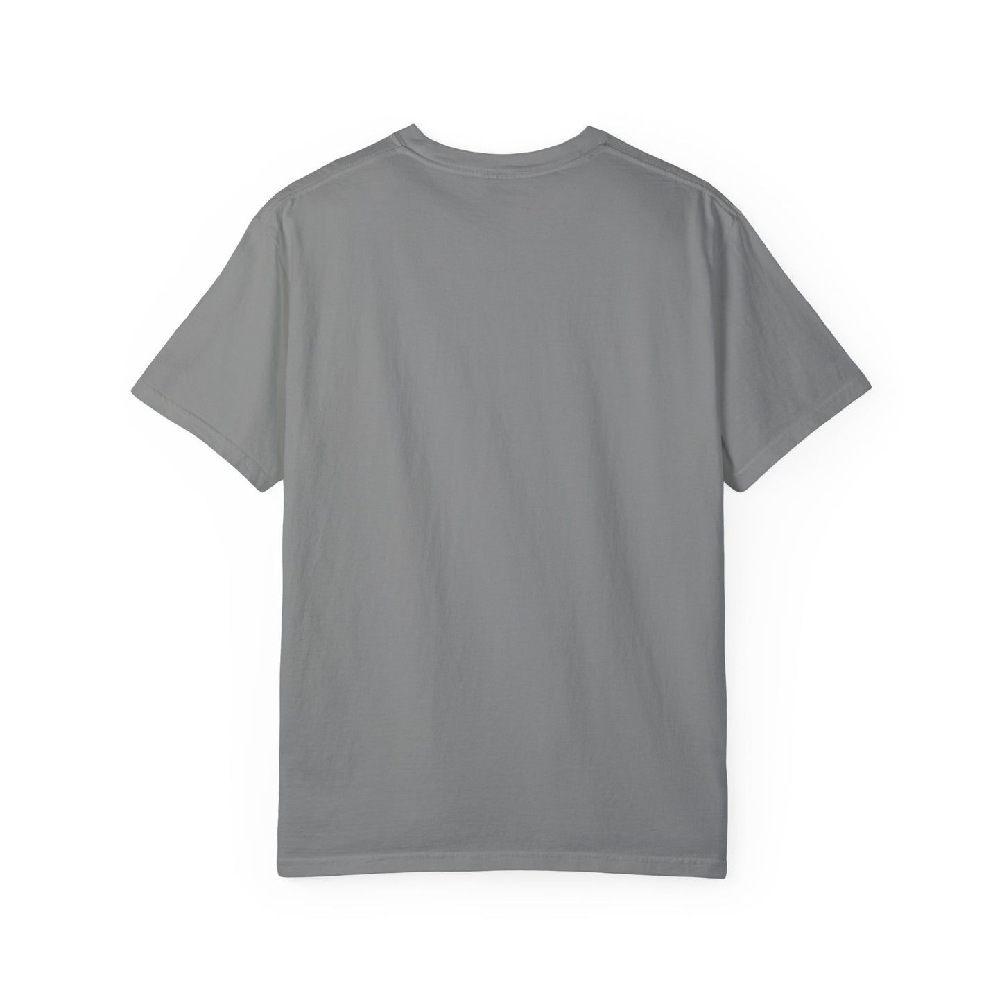 Unisex Garment-Dyed T-Shirt with Minimalist Black Circle Design