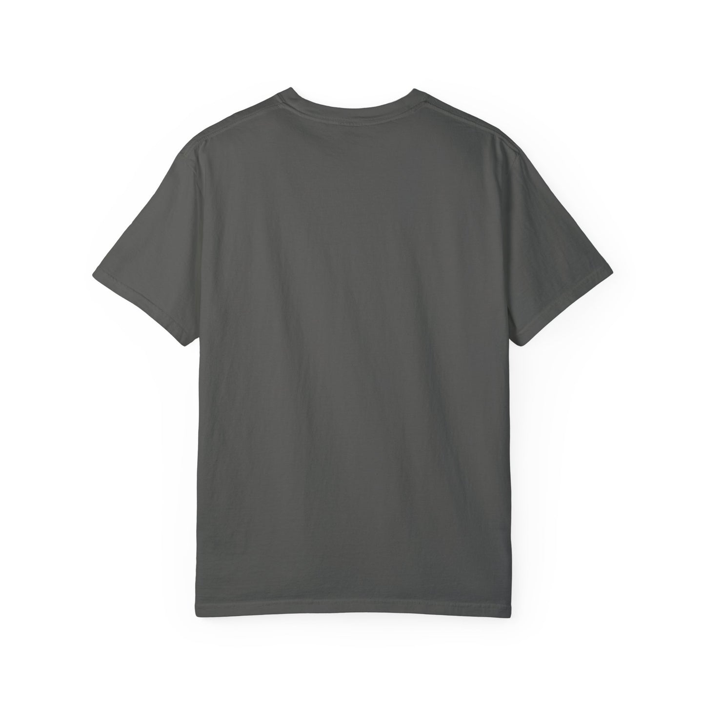 Unisex Garment-Dyed T-Shirt with Minimalist Black Circle Design