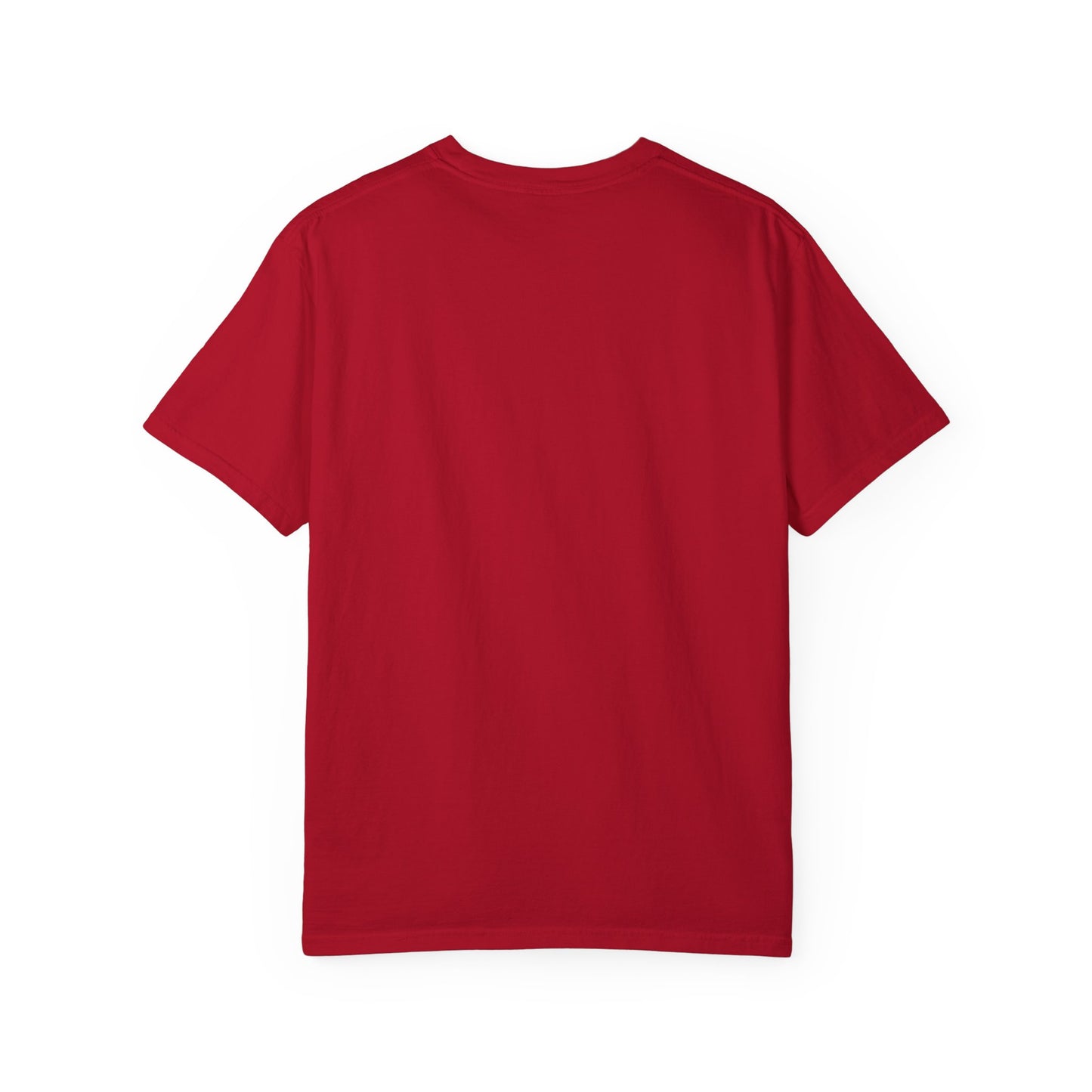 Unisex Garment-Dyed T-Shirt with Minimalist Black Circle Design
