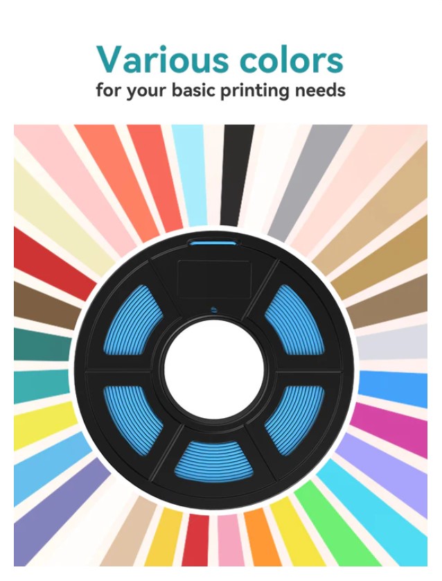Sunlu PLA Black Filament - High Quality 3D Printing Material