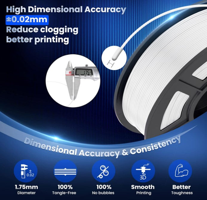 Sunlu PLA Black Filament - High Quality 3D Printing Material